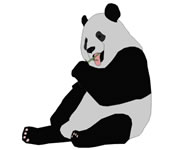 panda button